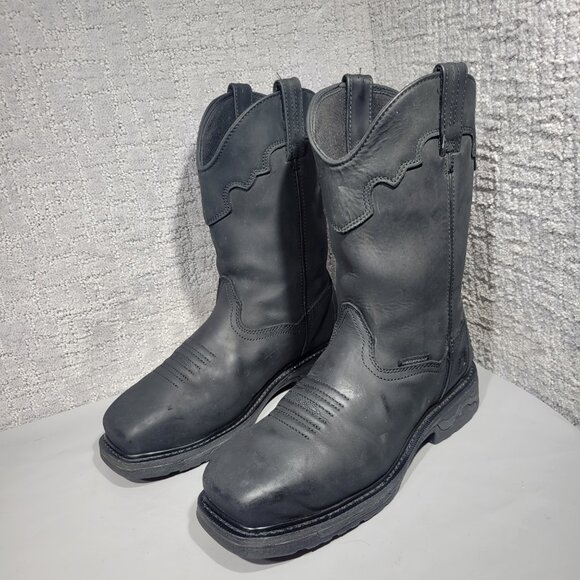 Dan Post Blayde Men's Size 10EW Black Leather Steel Toe Waterproof Boots DP69450 - Picture 11 of 12